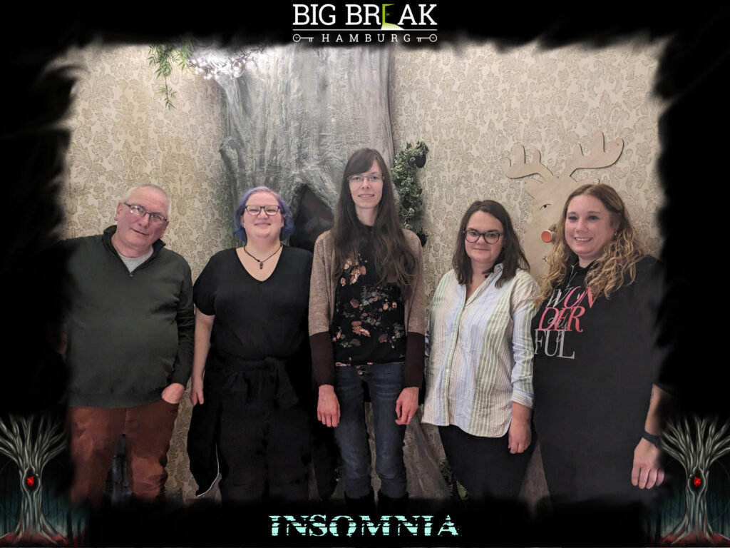 Spieler des Escape-Room "Insomnia"