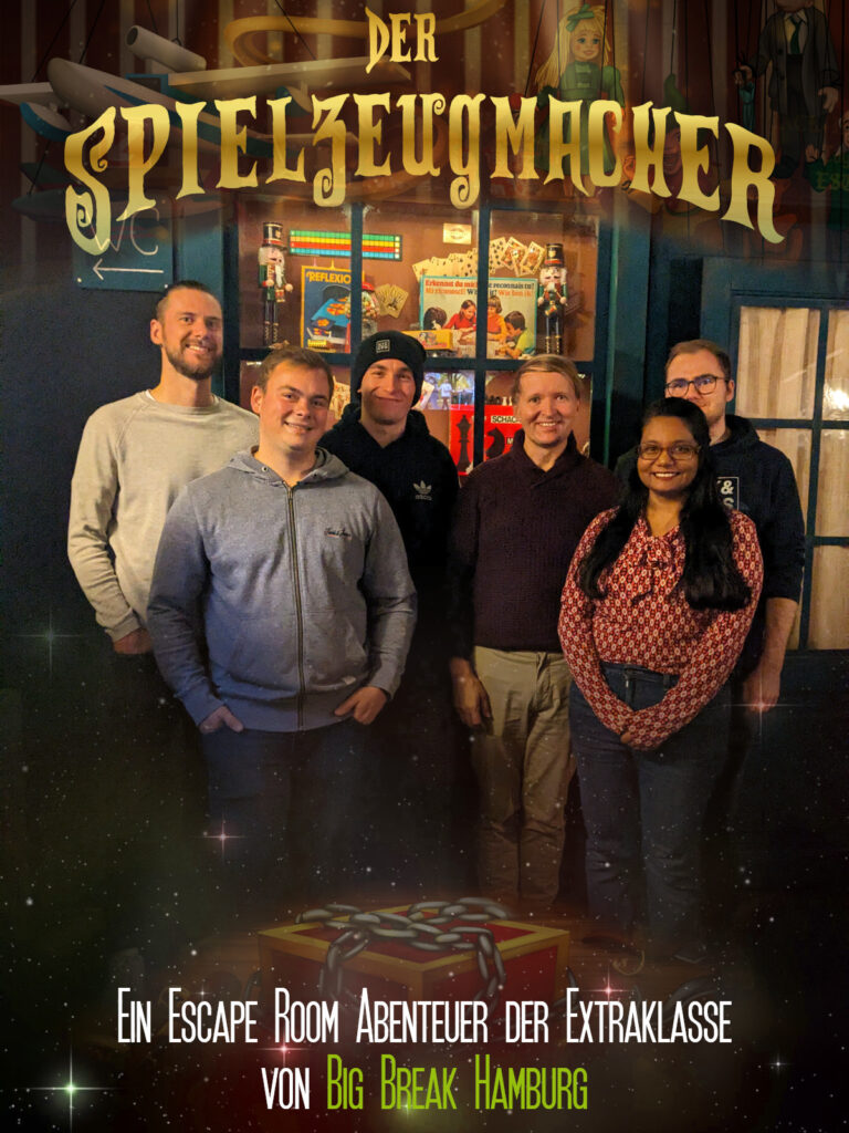 Spieler des Escape-Room "Spielzeugmacher"