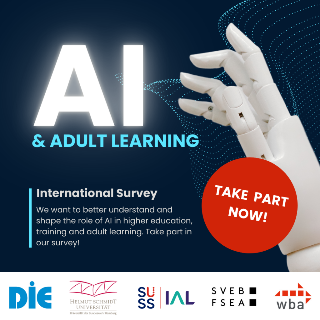 AI in adult learning survey